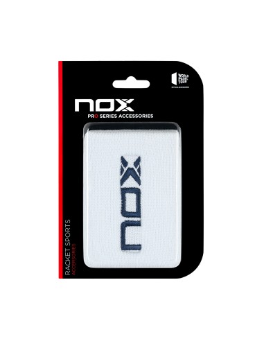 BLISTER (2 UDS) MUﾑEQUERA NOX BLANCO LOGO AZUL MUBLAM2UD |Padel offers