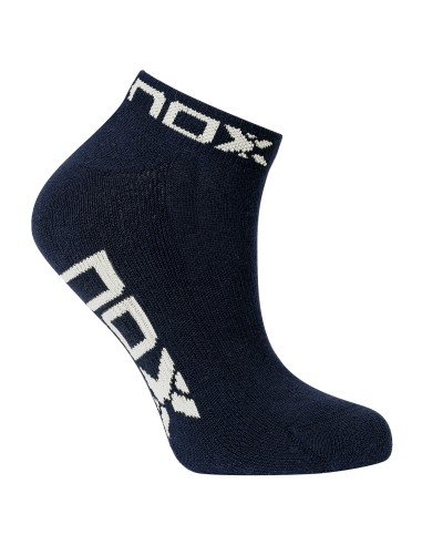 CALCETINES TOBILLEROS NOX AZUL LOGO BLANCO MUJER CAMBBAZBL |Padel offers