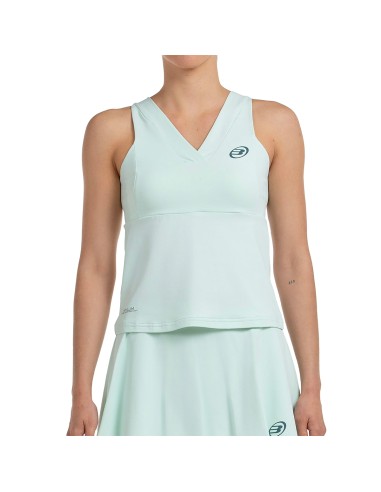 BULLPADEL T-SHIRT DONNA SENZA SPALLINE AFOSA 066 VERDE ACQUA | Ofertas de padel