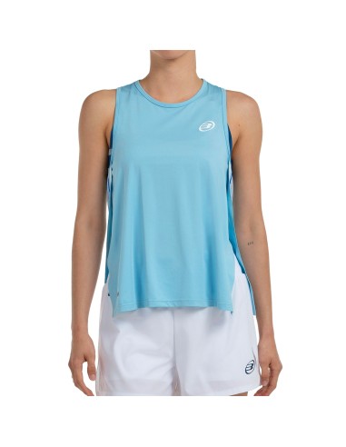 WOMEN'S BULLPADEL STRAPLESS T-SHIRT DURANTA 073 LIGHT BLUE |Padel offers