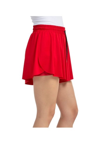 PANTALONCINI POLIESTERE BULLPADEL DONNA ELECTRA 069 CHERRY | Ofertas de padel