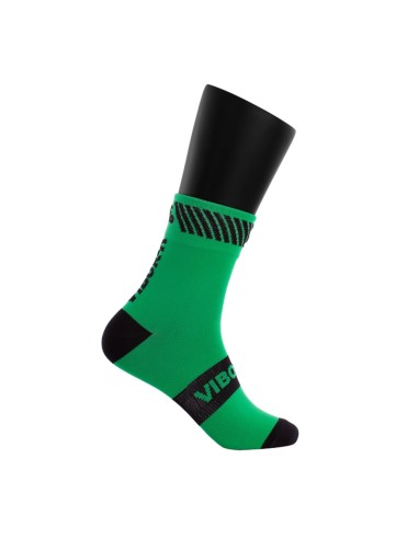 CALCETINES VIBOR-A KAIT MEDIA CAﾑA VERDE/NEGRO 40180.C21 |Padel offers