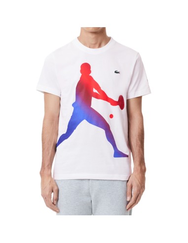 CAMISETA LACOSTE DJOKOVIC FAN COLLECTION TH7516 001 | Ofertas de padel