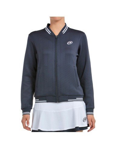 SUDADERA BULLPADEL MUJER TANGRA 004 AZUL MARINO | Ofertas de padel