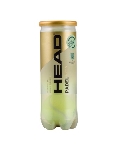 Bote 3 pelotas Head Padel Pro S | Ofertas de pádel