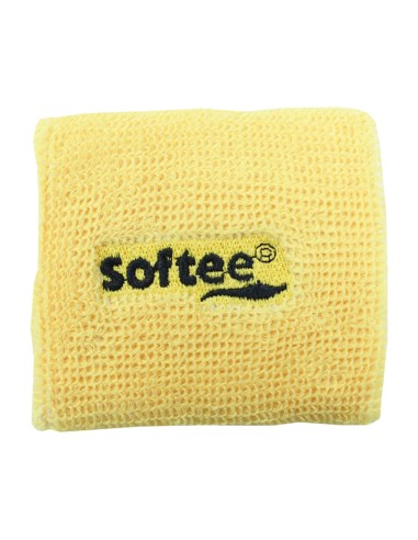 Muñequera Normal Softee Amarillo | Ofertas de pádel