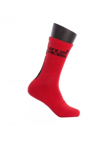 CALCETINES SOFTJIM PREMIUM ROJO/NEGRO 40500.A26 | Ofertas de padel