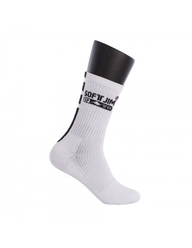 CALCETINES SOFTJIM PREMIUM BLANCO/NEGRO 40500.A08 | Ofertas de padel