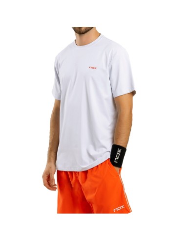 T-SHIRT NOX TEAM REGULAR WHITE T24HCATRWH |Padel offers