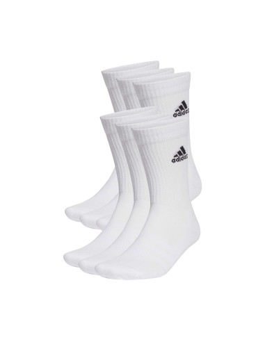 ADIDAS CUSHION SPORTWEAR CREW CALZINI CONFEZIONE DA 3 PAIA HT3453 | Ofertas de padel