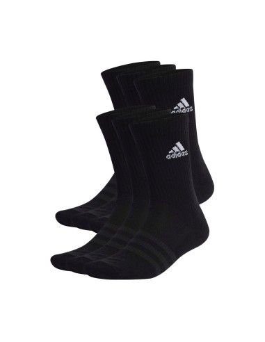 PACK 3 PAIRS OF ADIDAS CUSHION SPORTWEAR CREW SOCKS IC1316 |Padel offers