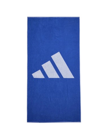 Toalla Grande Adidas 3 Barra Azul | Ofertas de pádel