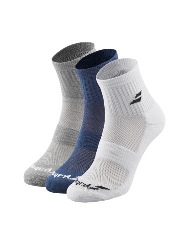 Pack 3 Calcetines Babolat Quarter | Ofertas de pádel