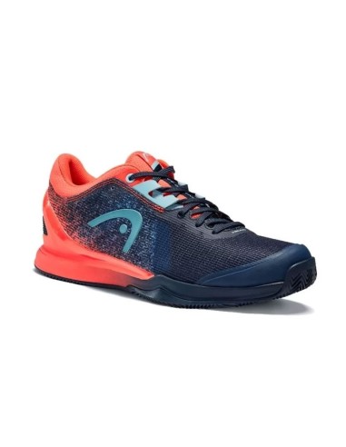 Head Sprint Pro 3.0 Argilla Blu Arancione Donna 274011 Dbco | Ofertas de padel