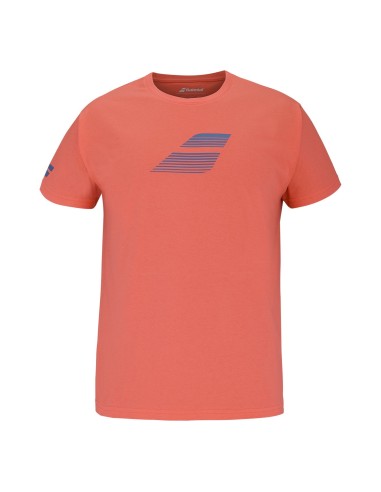 CAMISETA BABOLAT EXERCISE BIG FLAG TEE 4MS25442 6021 | Ofertas de padel