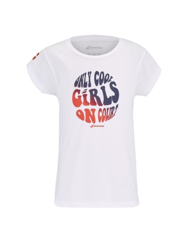 CAMISETA BABOLAT EXERCISE COTTON TEE GIRLS 4GS25444 4118 | Ofertas de padel