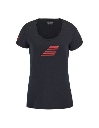 CAMISETA BABOLAT EXERCISE FLAG TEE 4WS25442 2000 MUJER | Ofertas de padel