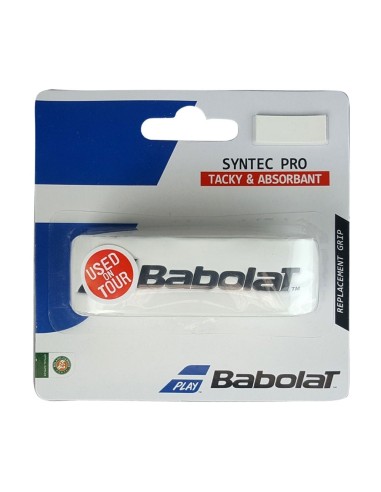 Babolat Grip Syntec Pro Bianco | Ofertas De Pádel