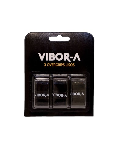 Blister Overgrips Vibora Pro X3 Liso Negro | Ofertas De Pádel