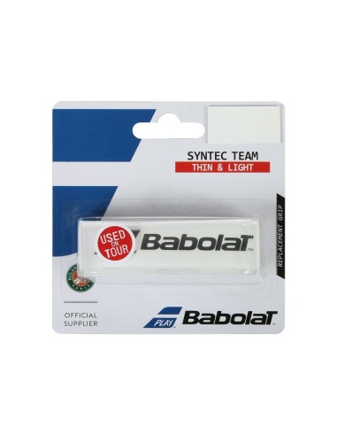 Babolat Team Grip Syntec Bianco | Ofertas De Pádel