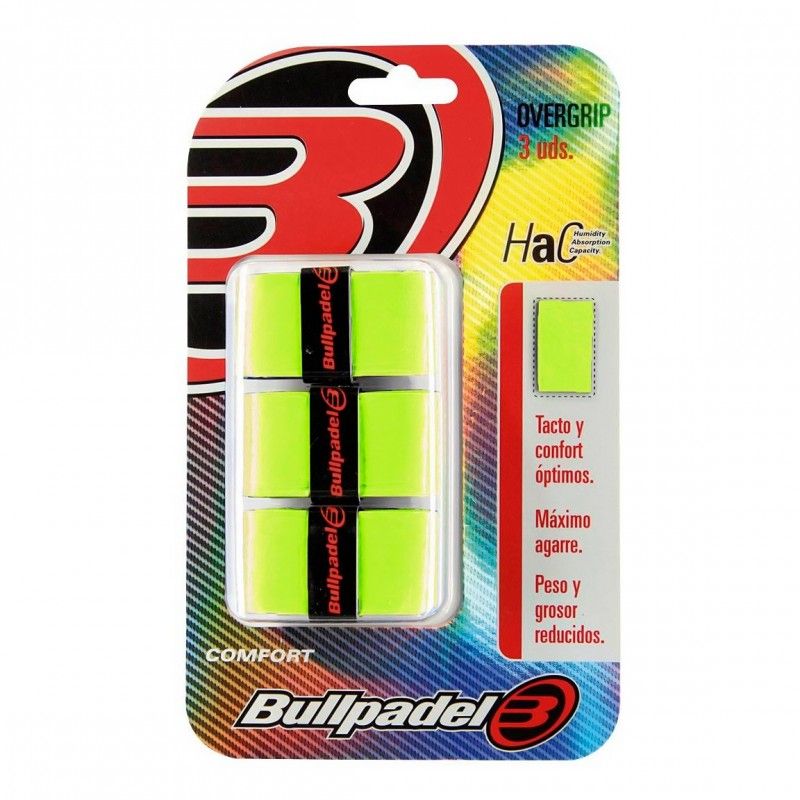 Blister de 3 pegas de proteção BullPadel GB-1200 | Ofertas de padel