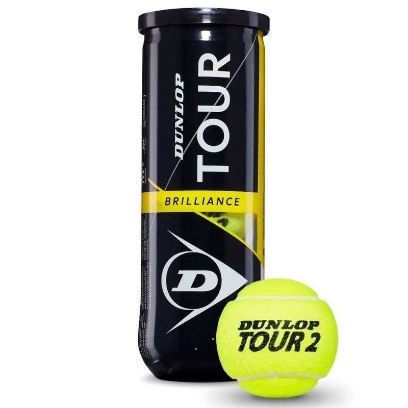 3 balls can Dunlop Brillance Tour |Padel offers