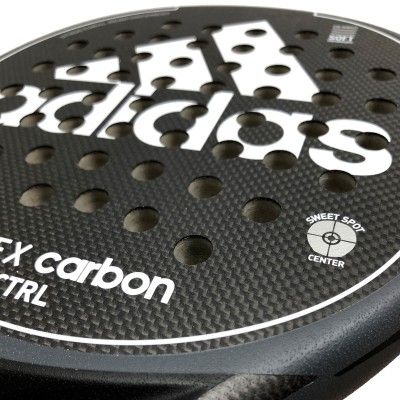 escándalo Rechazado Porque Pala Adidas Essex Carbon Control Black / White Rough | Ofertas De P...