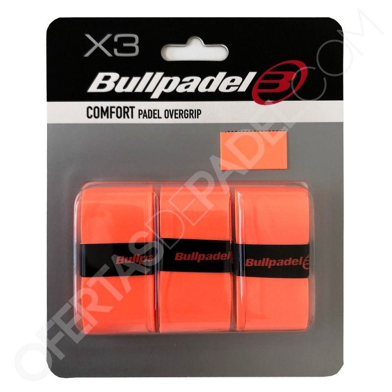 Blister de 3 Overgrips BullPadel GB-1200 Blanco | Ofertas de padel