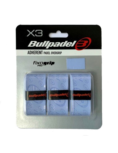 Blister de 3 Overgrips BullPadel Fixogrip Pro Azul GB - 1202 | Ofertas de padel