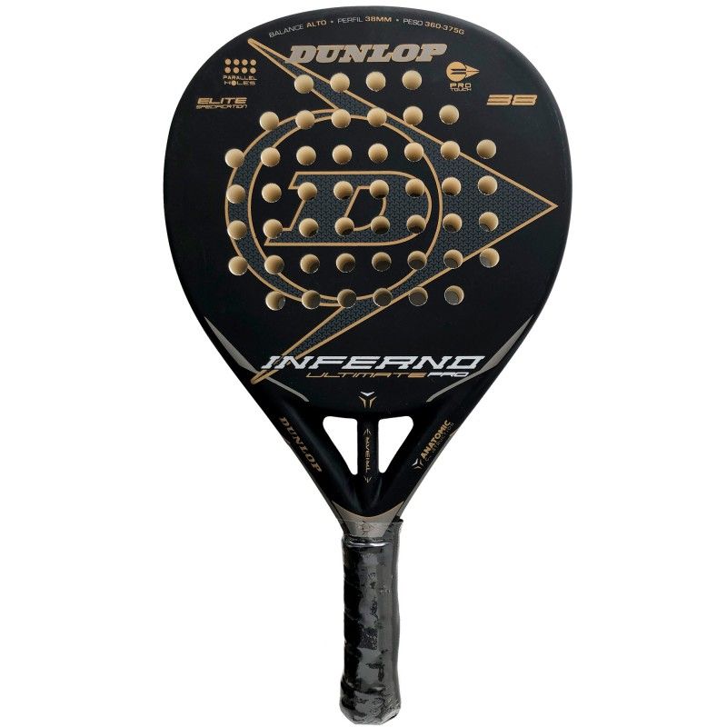 Dunlop Inferno Ultimate Pro Preto / Gold | Ofertas de padel