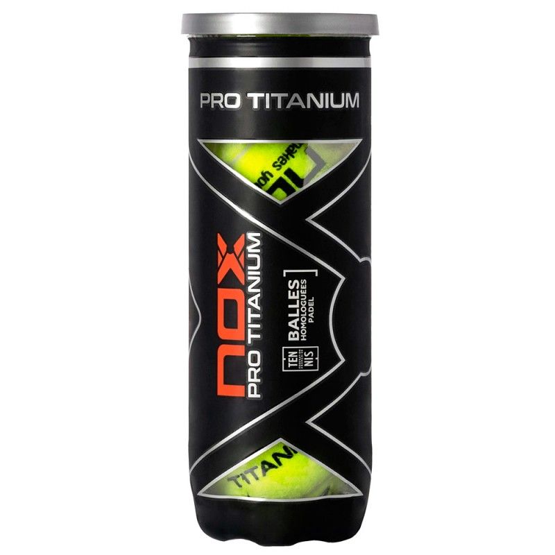 3 balls can from padel Nox Pro Titanium |Padel offers