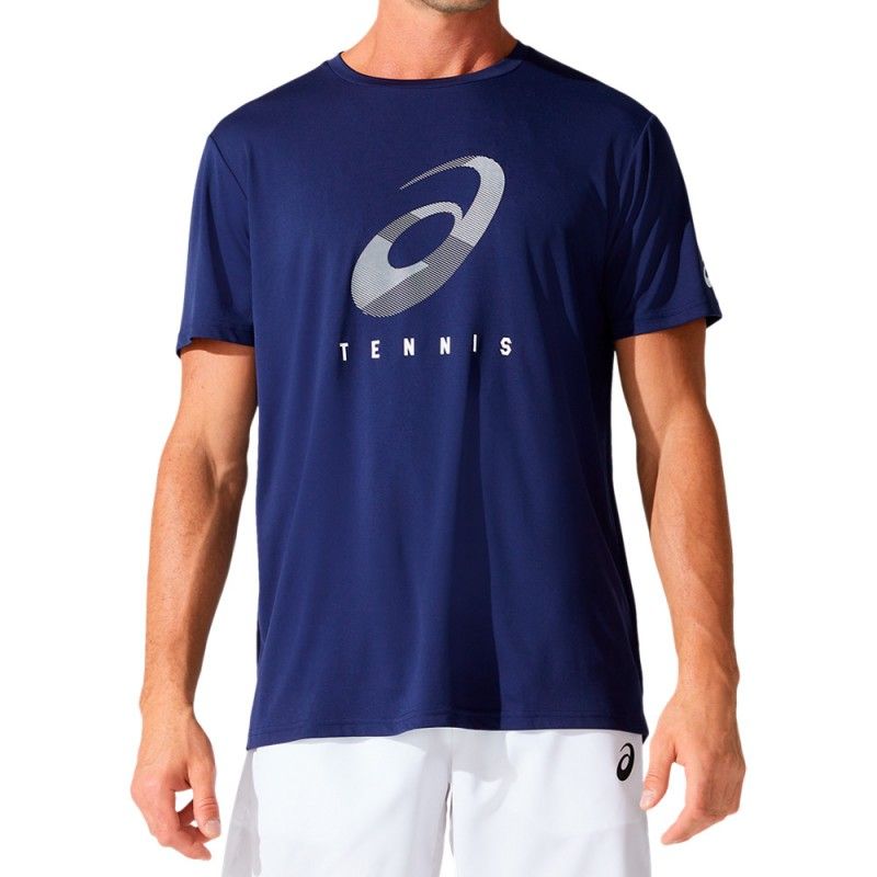 Asics Court Maglietta M Spiral Tee | Ofertas de padel