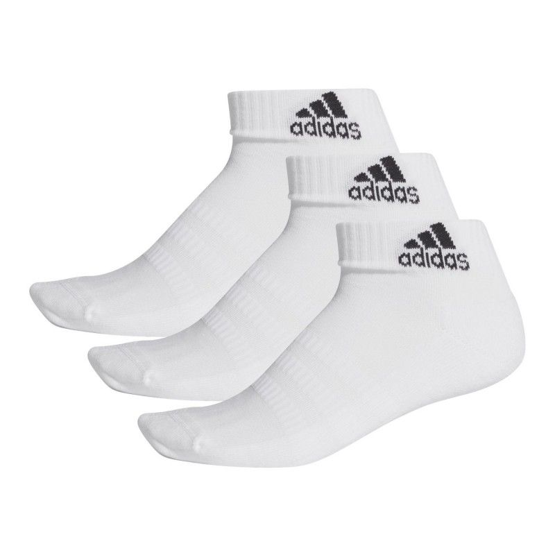 Adidas Cush ANK 3PP Calzini bianchi | Ofertas de padel