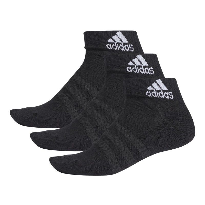 Adidas Cush ANK 3PP Calzini neri | Ofertas de padel