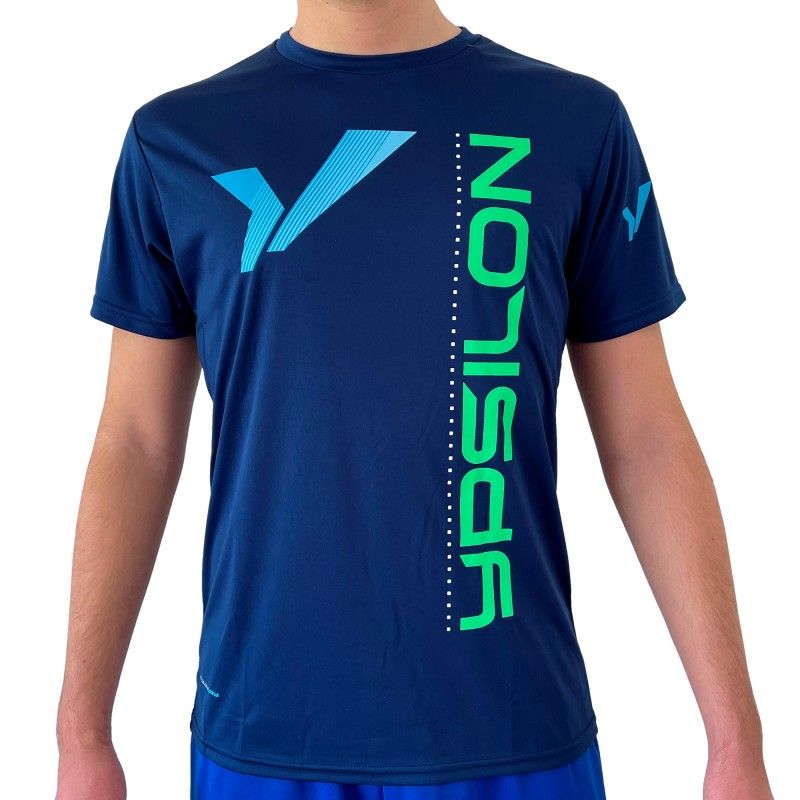 T-Shirt Ypsilon Padel Marinha / Verde ODP | Ofertas de padel