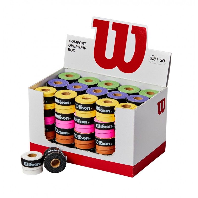 Box 60 Overgrip Wilson Multicolor |Padel offers