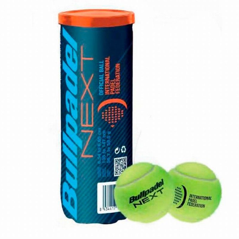 Boat of 3 padel balls Bullpadel Fip Next |Padel offers