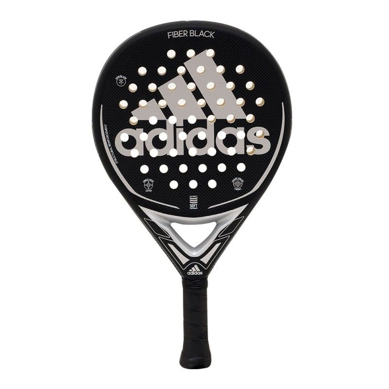 Pala Adidas Fiber Preto Vidro | Ofertas de padel