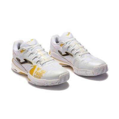 Shoes Slam 22 World Padel Tour - Wpt clay man white gold