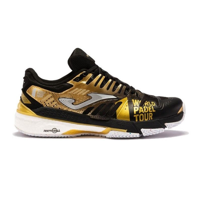 Joma Mundo Slam 22 Padel Tour Clay Preto Gold TWPTS2231P | Ofertas de padel