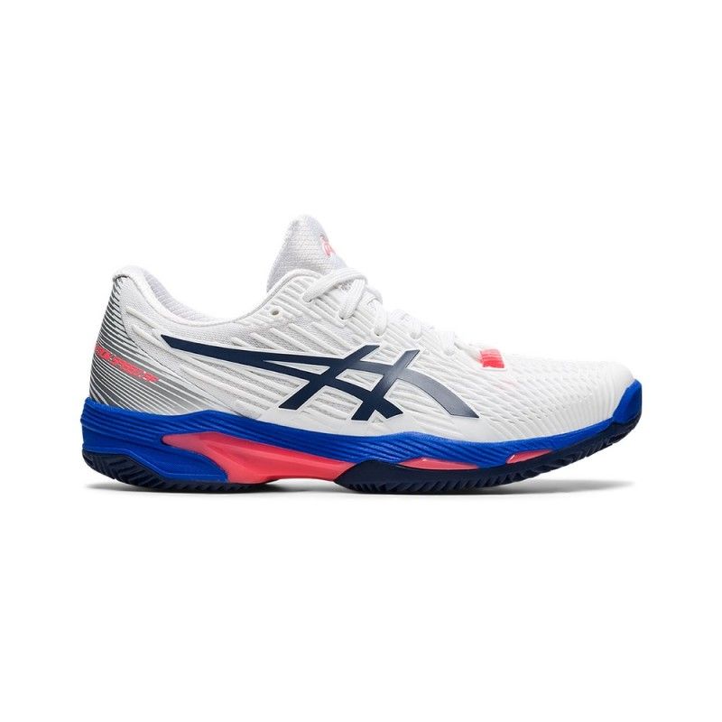 Asics Solução Speed Ff 2 Clay White Blue Women's 1042a134 102 | Ofertas de padel