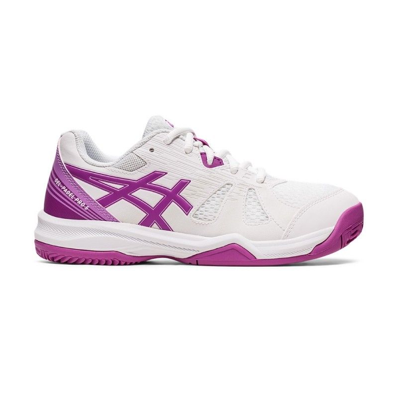 Asics Gel-padel Escola Pro 5ª Classe Blanco Morado NiÑa 1044a048 100 | Ofertas de padel