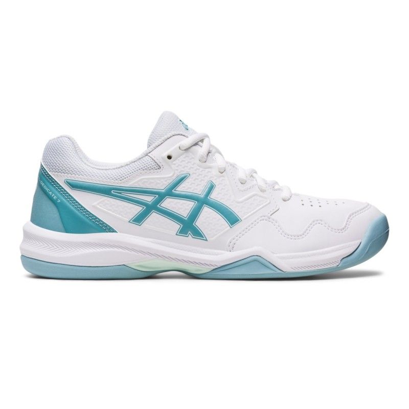 Asics Gel-Dedicado 7 Indoor White Blue Women's 1042A166-103 | Ofertas de padel