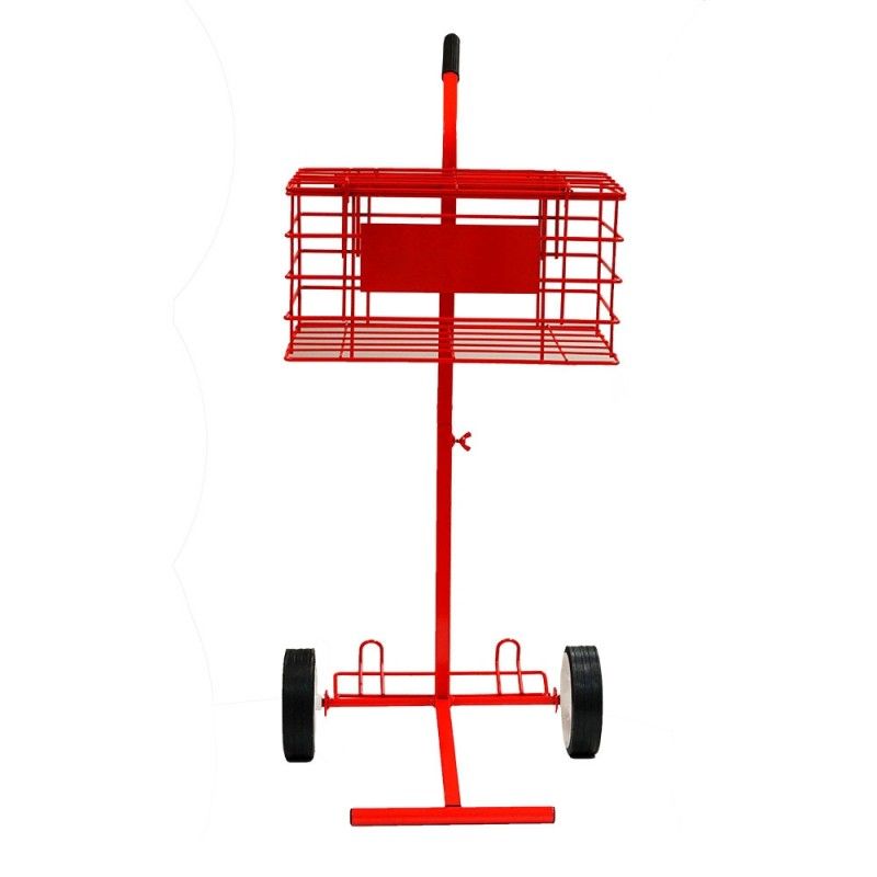 Carro Portapelotas Softee 80 Pelotas Rojo | Ofertas de pádel