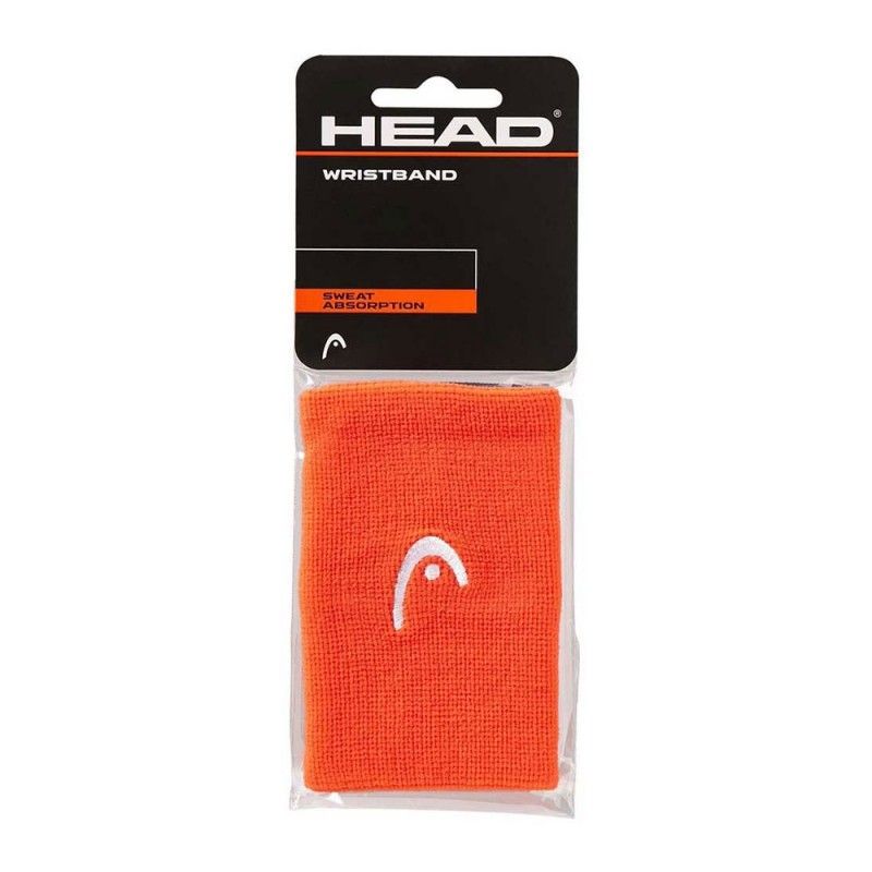 Pulseira Head Logótipo 5 Laranja | Ofertas de padel