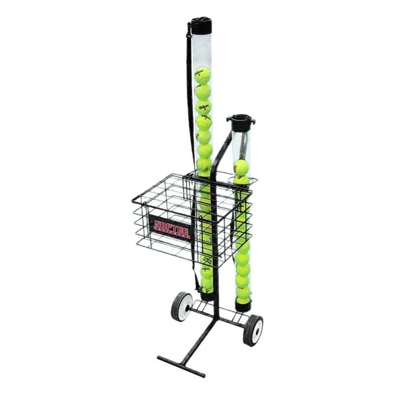 Softee Carrello porta palline 80 palline nere | Ofertas de padel