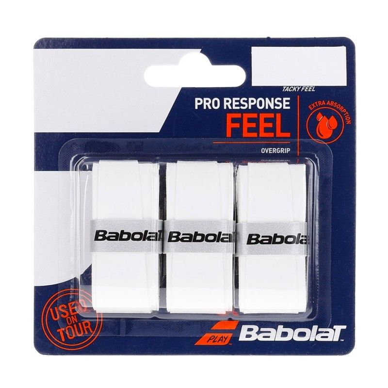 Overgrip Babolat Pro Response X 3 Bianco | Ofertas de padel