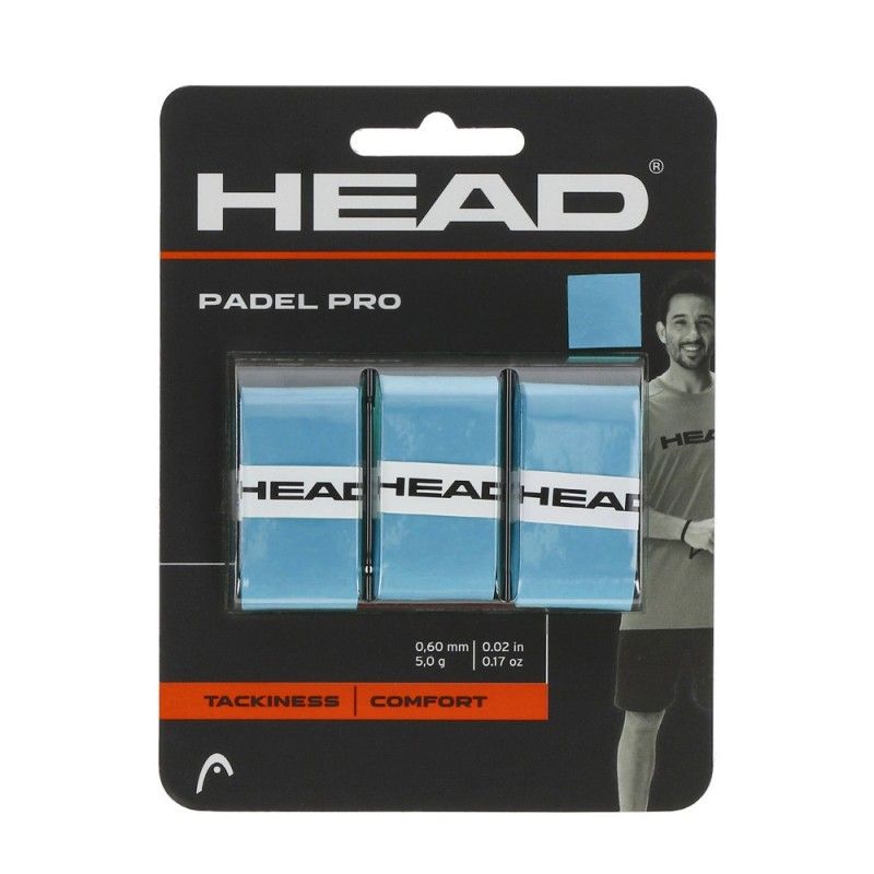 3 Units Overgrip Head Padel Pro 3 Blue |Padel offers