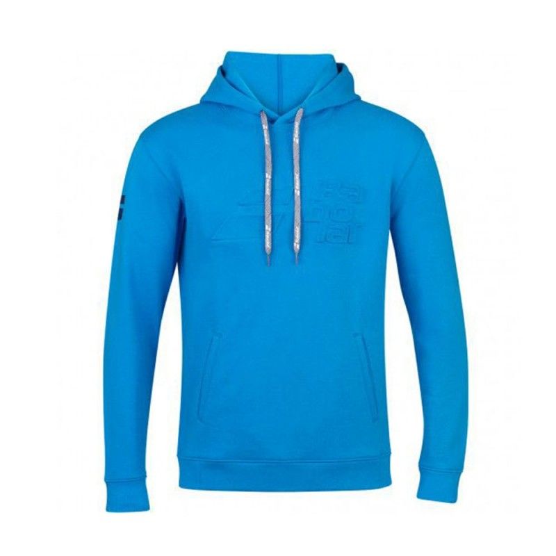 Sweatshirt Babolat Capuz para exercício Menino azul | Ofertas de padel