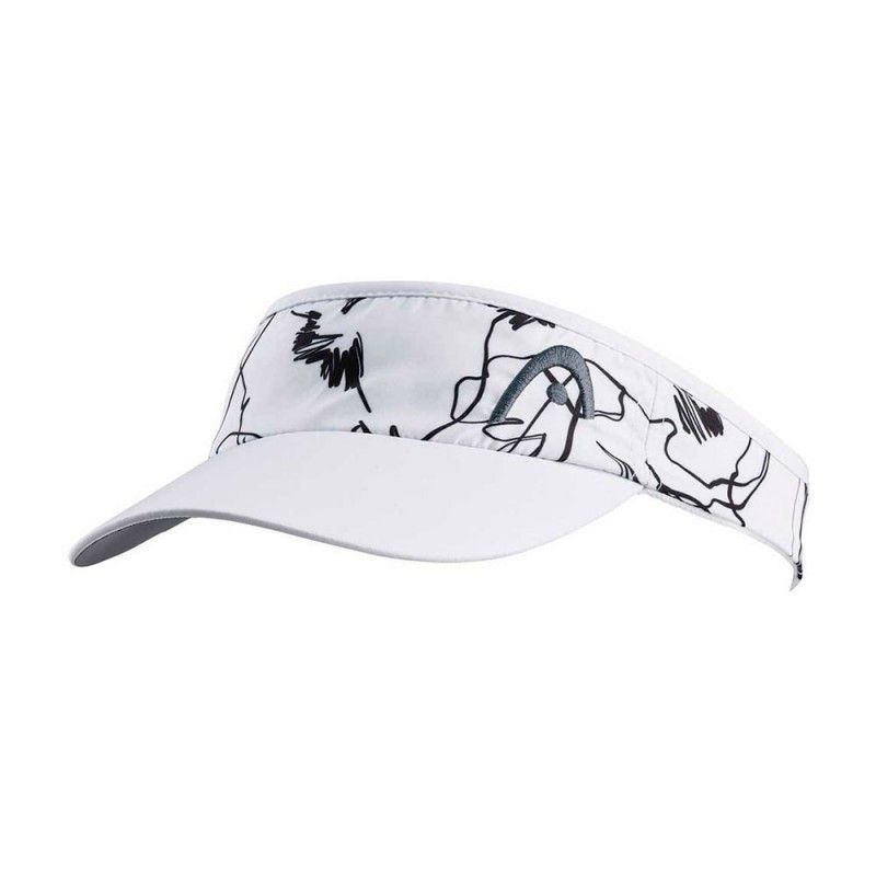 Visor Head Pro Player Flowers White Gray |Padel offers